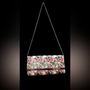 Vintage Audrey Hepburn Clutch Bag with chain strap